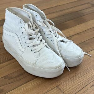 Vans High-Top Sneakers in White